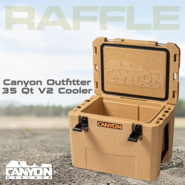 Canyon Outfitter 35 Qt V2 Cooler Raffle | AES Raffles