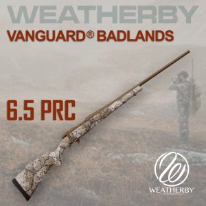 Weatherby Vanguard Badlands 6.5PRC Raffle
