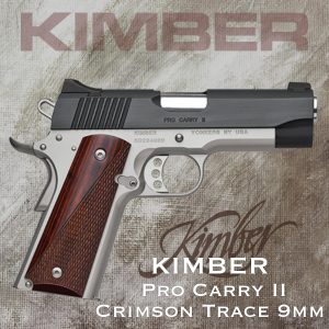 Kimber Pro Carry II Crimson Trace 9mm Two-Tone Raffle