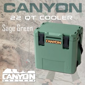 Canyon Outfitter V2 Sage Green 22Qt Cooler Raffle