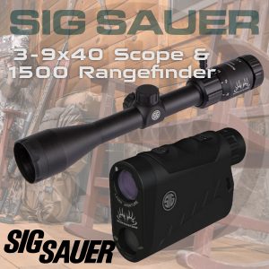 Sig Sauer Buckmasters 3-9X40 Scope and Rangefinder Combo Kit Raffle