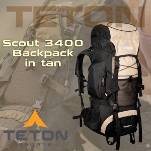 Teton Scout 3400 Backpack Tan Raffle