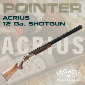 Pointer Acrius Over Under 12GA. Shotgun Raffle