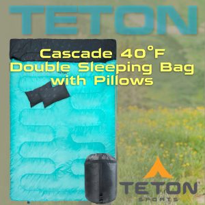 Teton Cascad­­e Double-wide Sleeping Bag Raffle