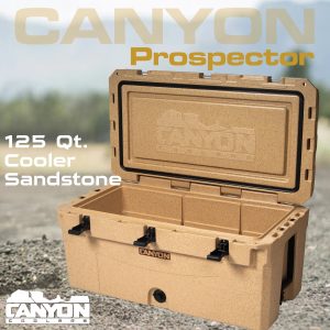 Canyon Cooler Prospector 125 Quart Cooler Sandstone Raffle