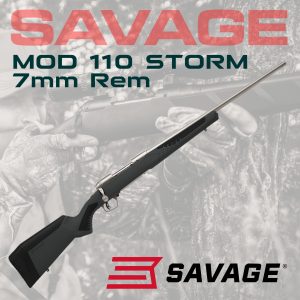 Savage 110 Storm 7mm Rem Mag Raffle