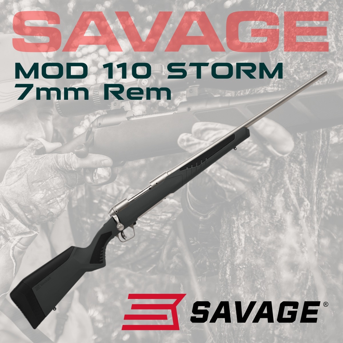 Savage 110 Storm 7mm Rem Mag Raffle